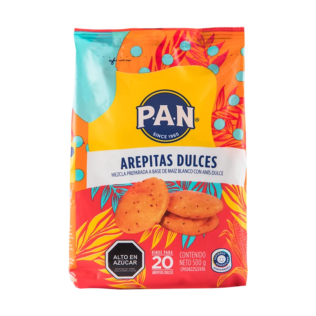 PAN AREPITAS DULCE 500Gx12UN