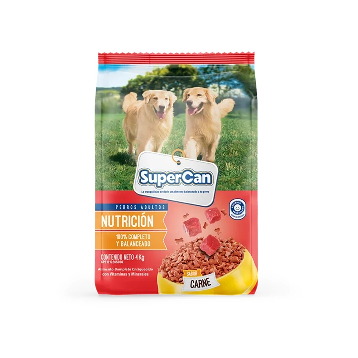 SUPER CAN CARNE HUESO 4KGx5UN