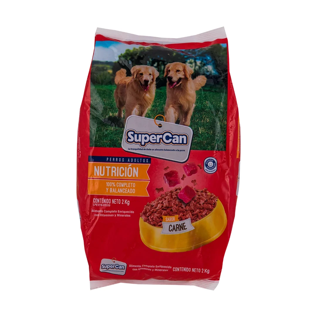 SUPER CAN CARNE HUESO 2KGx6UN