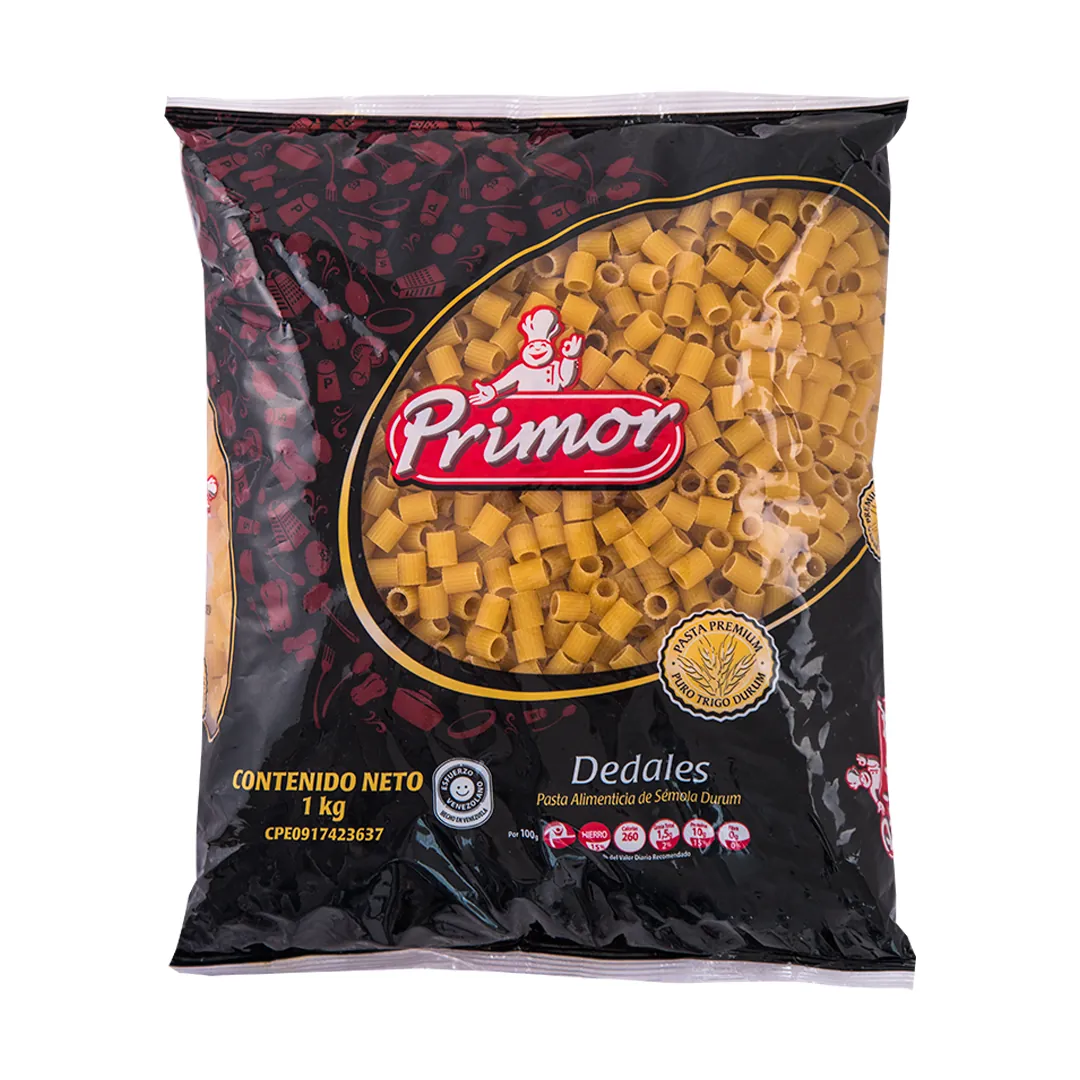 PRIMOR PASTA CORTA DEDALES 1KGx12UN