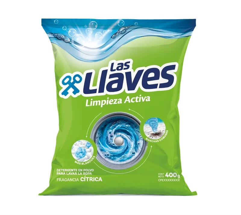 LAS LLAVES DET L.ACTIVA CITRIC 400Gx16UN