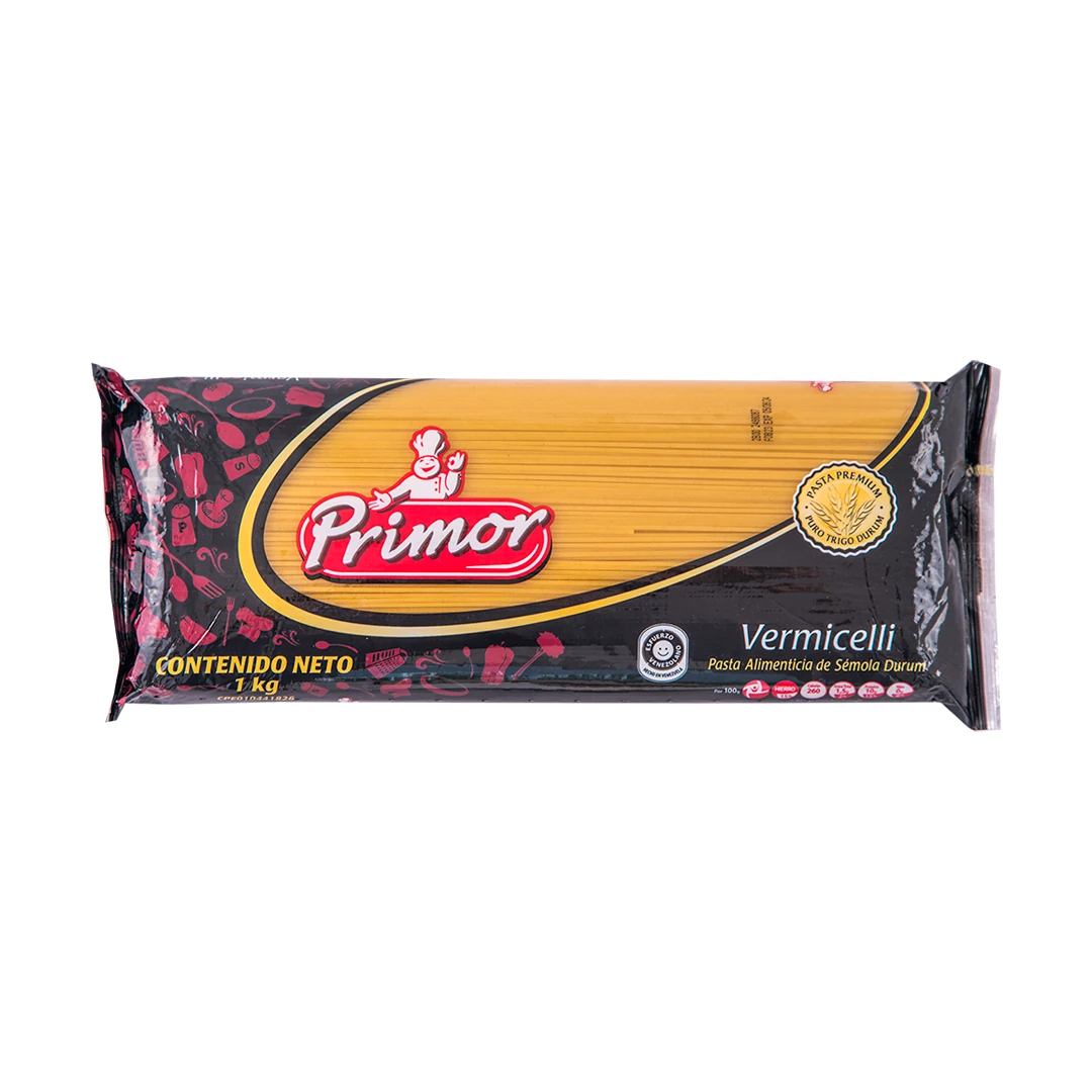 PRIMOR PASTA L VERMICELLI 1KGx12UN NR