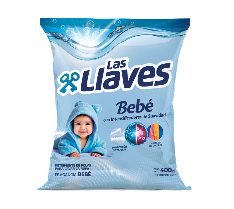 LAS LLAVES DETERGENTE BEBE 400 GX16Uds.