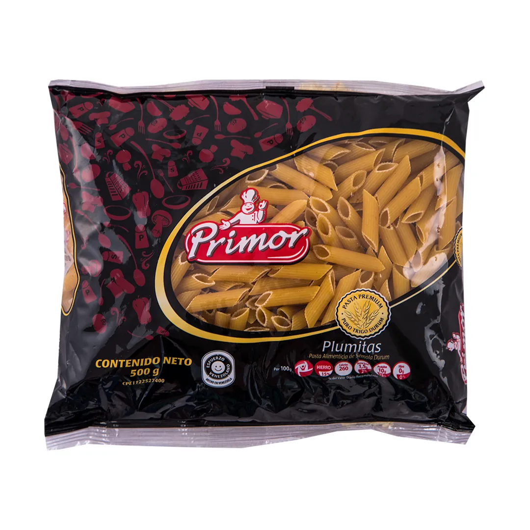 PRIMOR PASTA CORTA PLUMITAS 500Gx12UN
