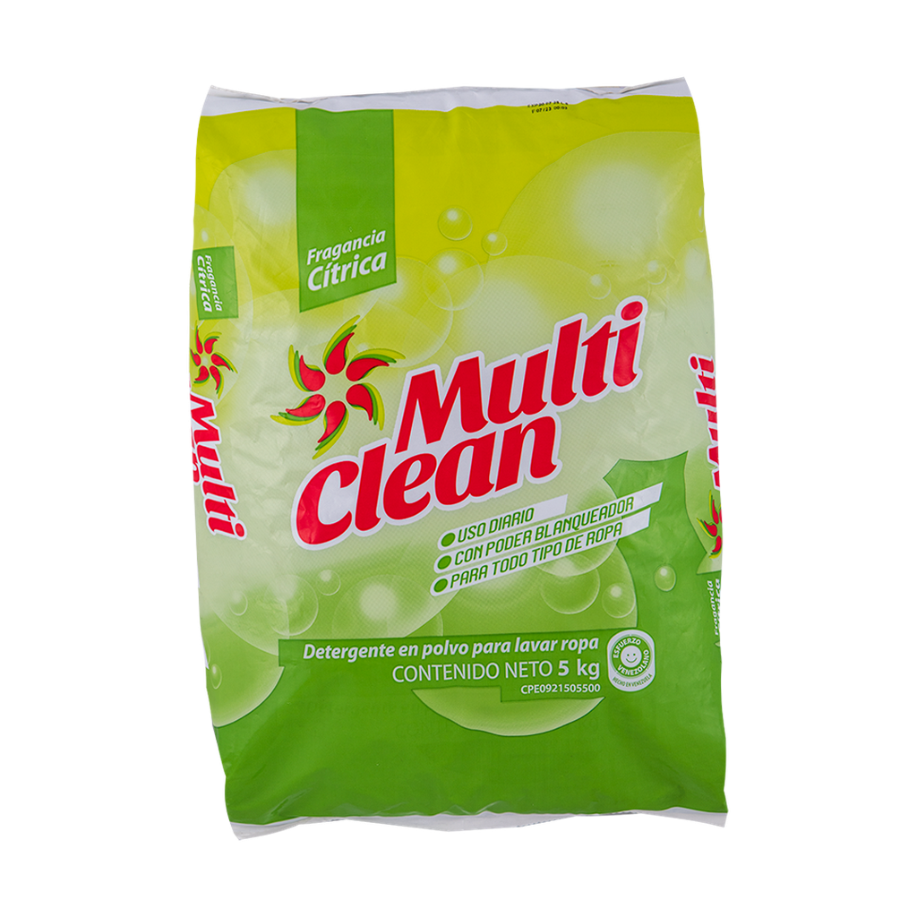 MULTI CLEAN DETER FRAG CITRICA 5 KG x 4 Uds.