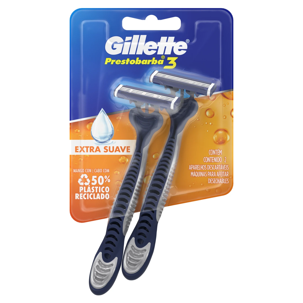 GILLETTE BLISTER PB3X2UN MASC 23GX72UN
