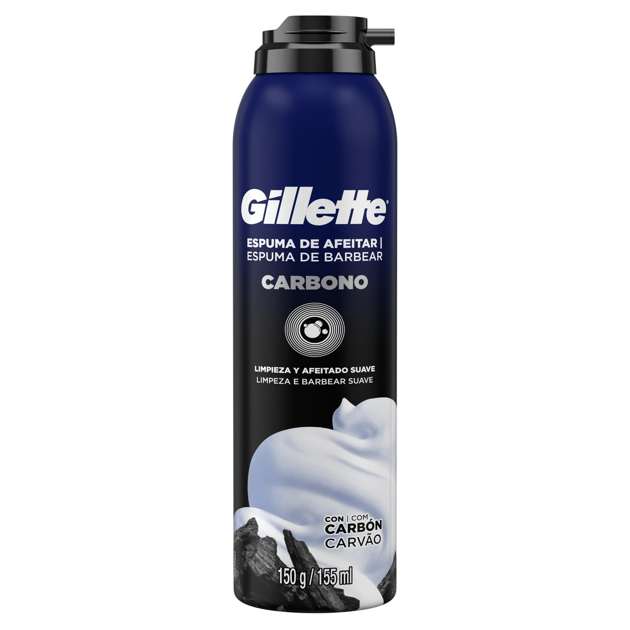 GILLETTE ESPUMA CARBONO 150GX12UN