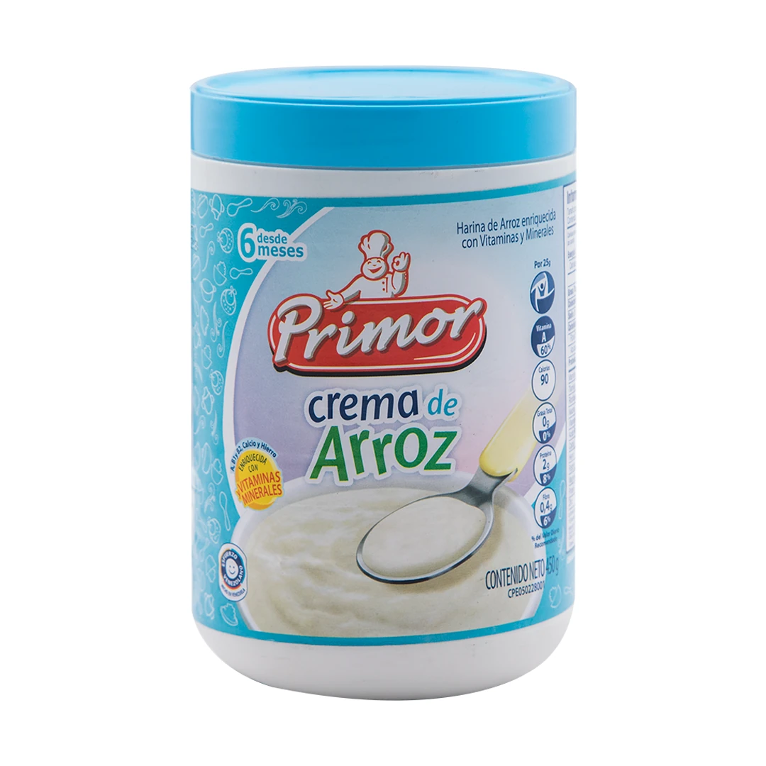 PRIMOR CREMA ARROZ ENRIQUECI 900Gx12UN
