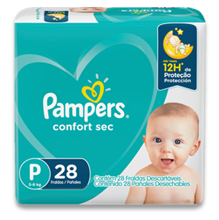 PAMPERS PAÑALES CONFORT SEC P 432 G x 4 Uds.