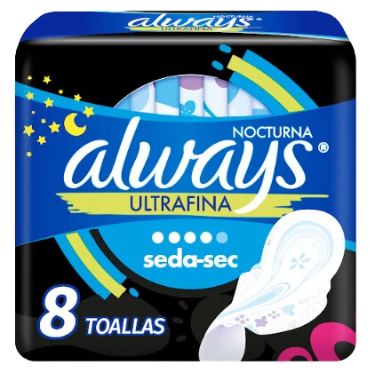 ALWAYS TOALLAS ULTRA SECA NOCHE 45GX24UN