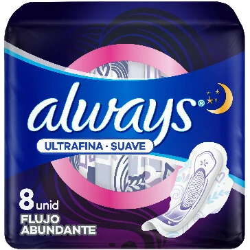 ALWAYS TOALLAS ULT SUAVE NOCHE 43GX24UN