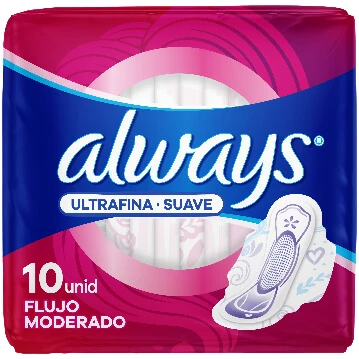 ALWAYS TOALLAS ULT SUAVE DIA 45GX24UN