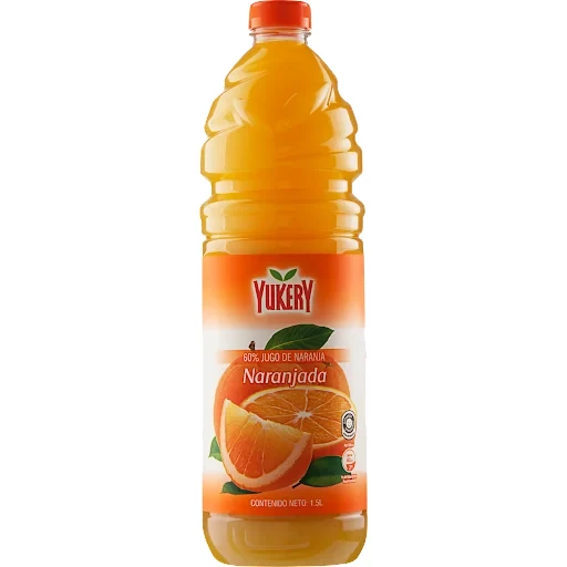 YUKERY NARANJADA S/A PET 1,5Lx6UN