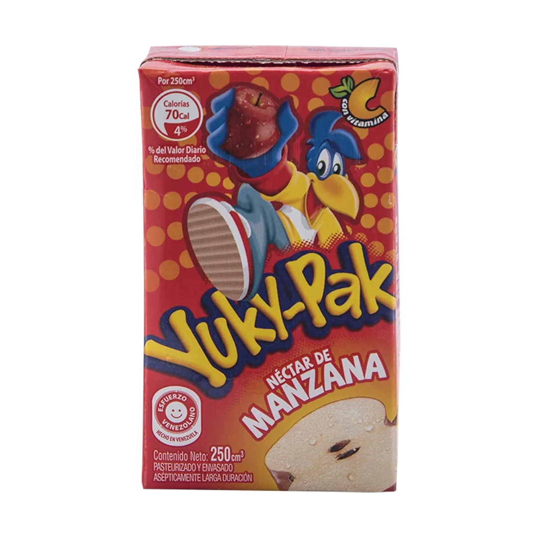 YUKY-PAK MANZANA LD 250MLx24UN