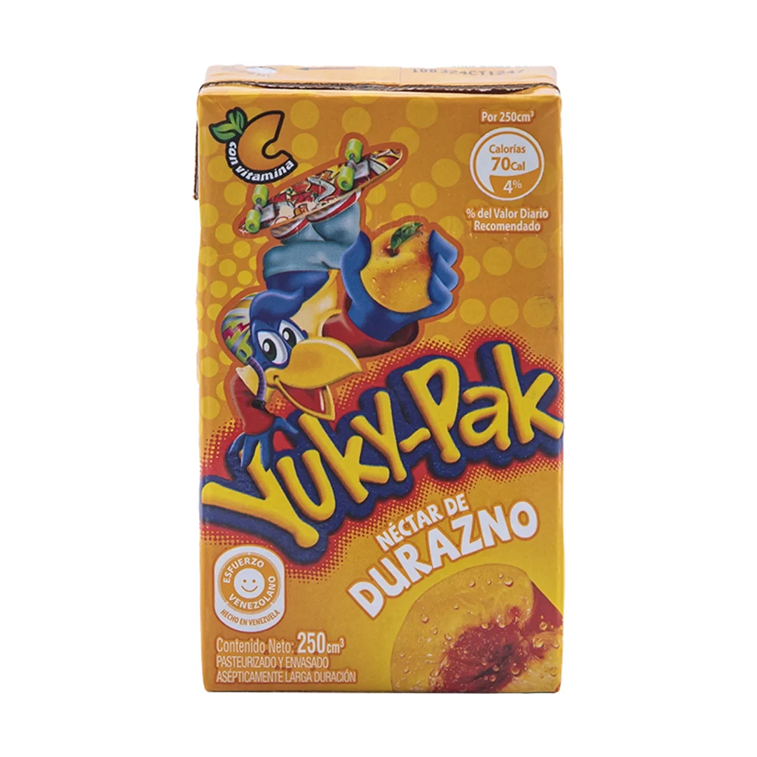 YUKY-PAK DURAZNO LD 250MLx24UN