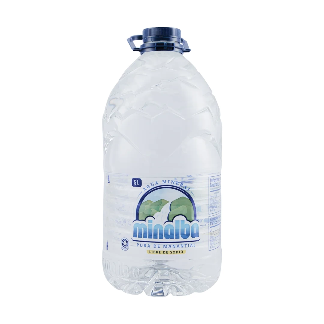 MINALBA AGUA PET S/G 5Lx2UN