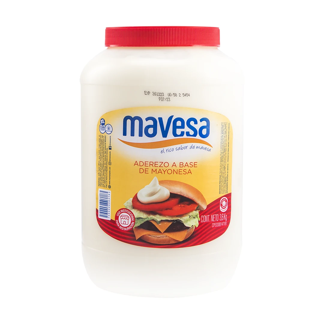 MAVESA ADEREZO MAYONESA 3,6KGx4UN CFH