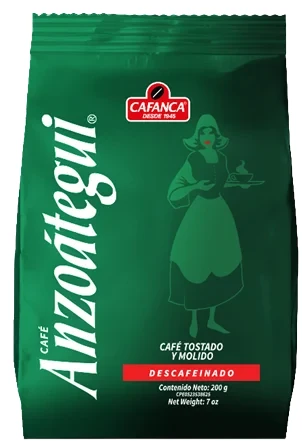 ANZOATEGUI CAFE DESCAFEINADO 200Gx20UN