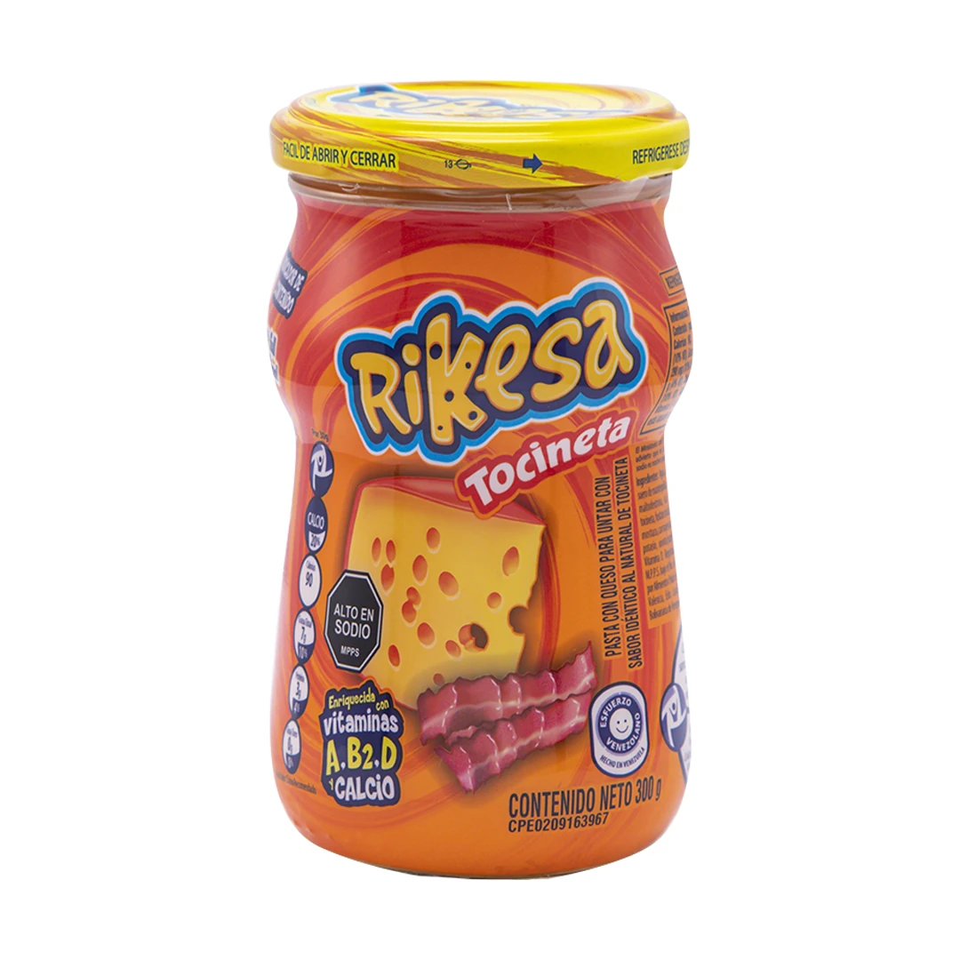 RIKESA QUESO TOCINETA 300GX12UN